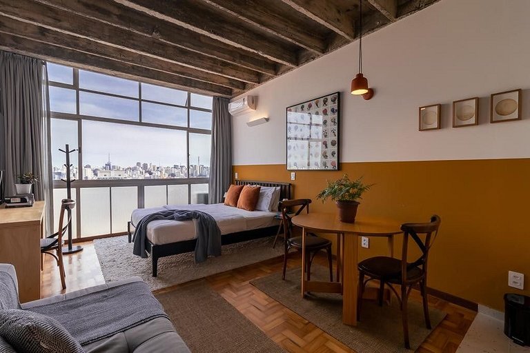 Vista ampla no 27º andar @Copan