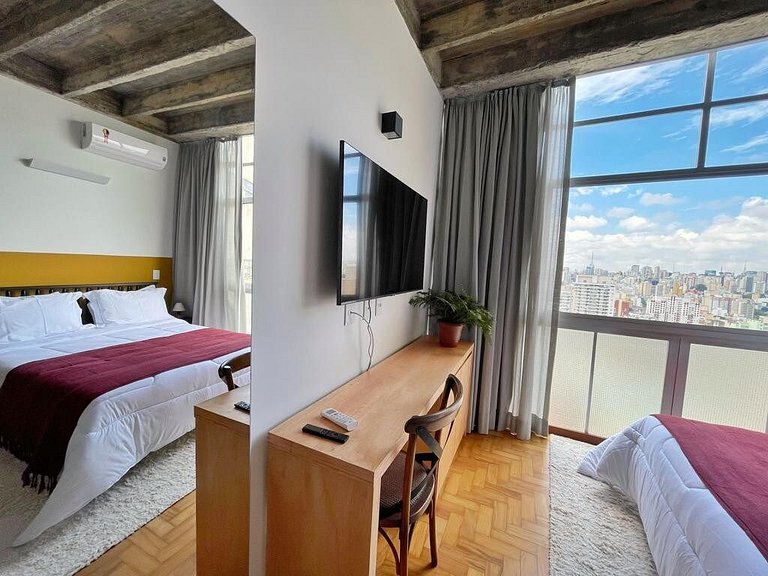 Vista ampla no 27º andar @Copan