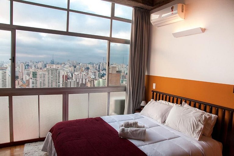 Vista ampla no 27º andar @Copan