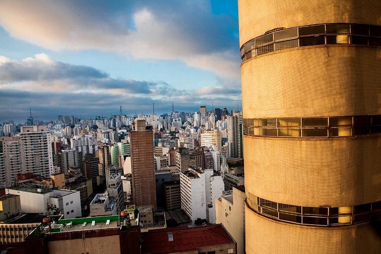 Vista ampla no 27º andar @Copan