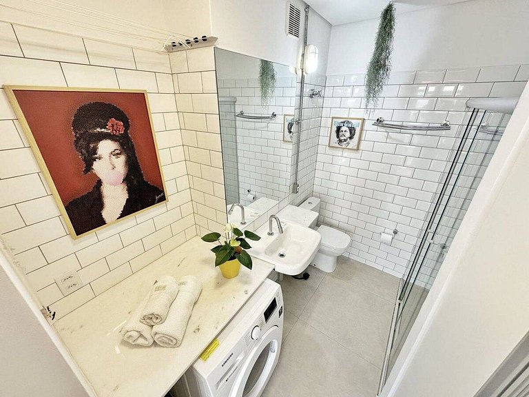 Cinema com vista de cartão postal no Copan - c/ar