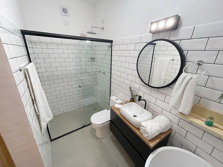 Por do Sol @ Copan - 27º Andar com Ar e Cama Queen