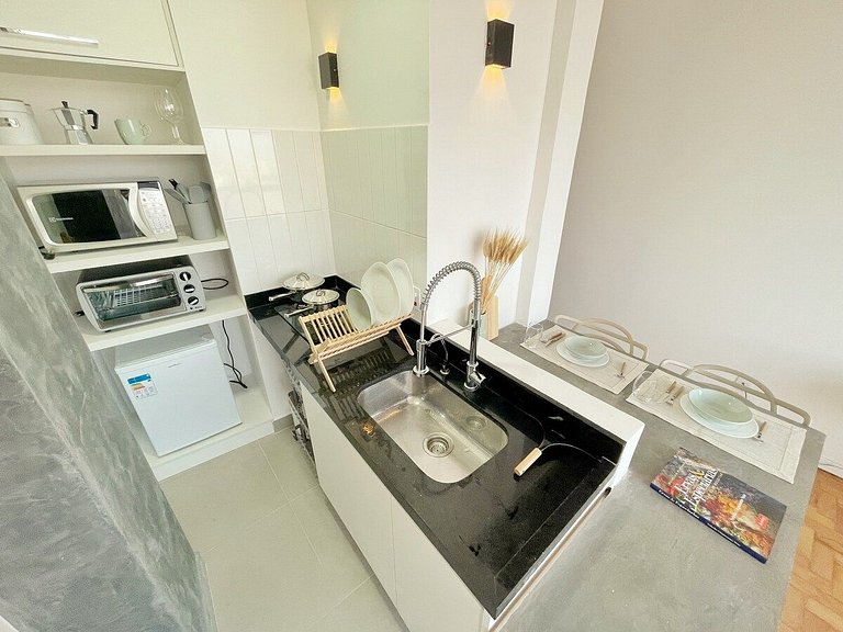 Amanhecer no 27º andar do Copan + Cama Queen