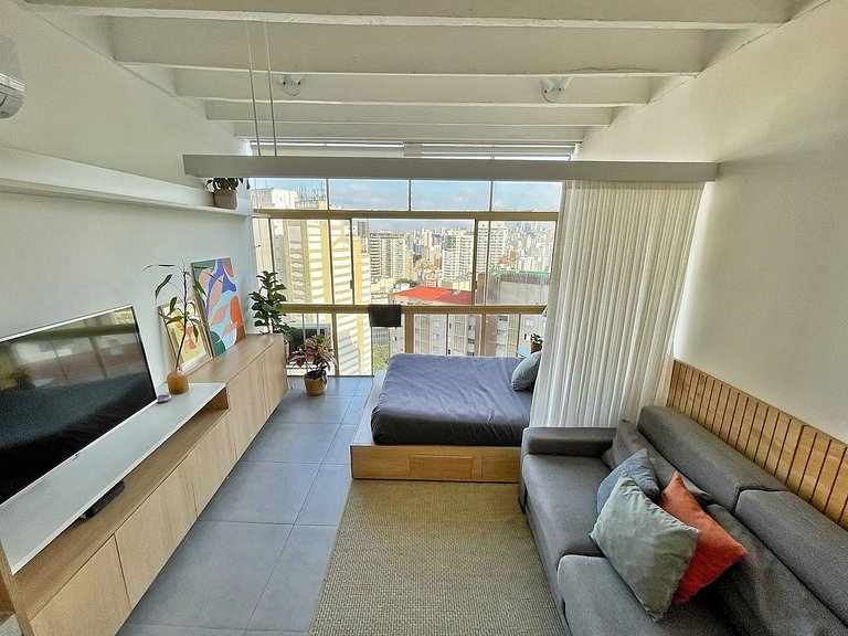 Studio design com vista no Copan