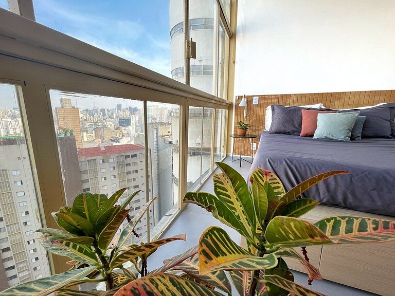 Studio design com vista no Copan