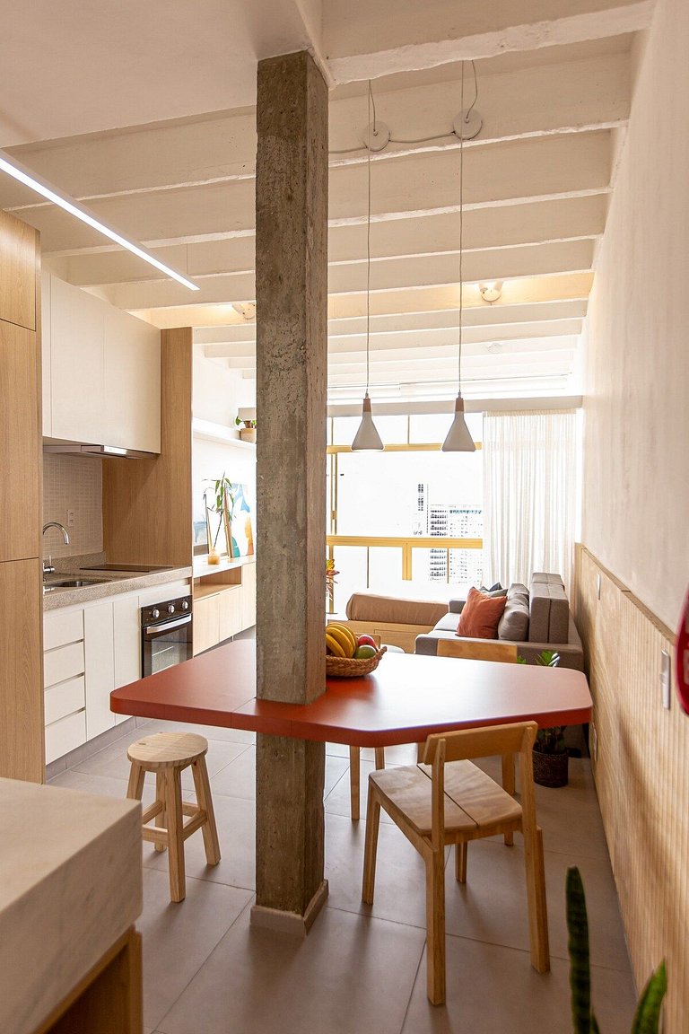 Studio design com vista no Copan