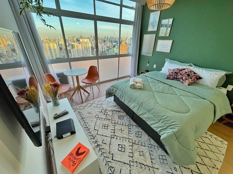 Vista encantadora 27º andar do Copan