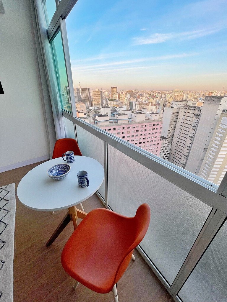 Vista encantadora 27º andar do Copan