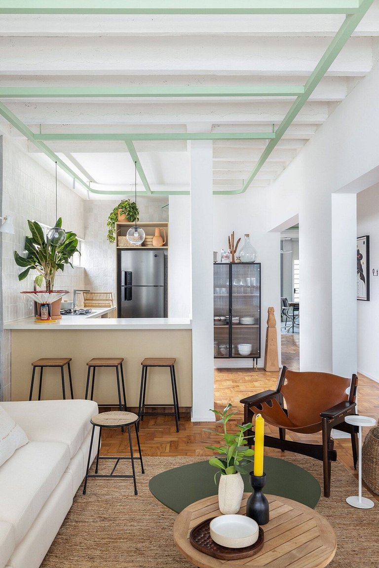 Copan: 100 m2 de conforto, beleza e muita arte