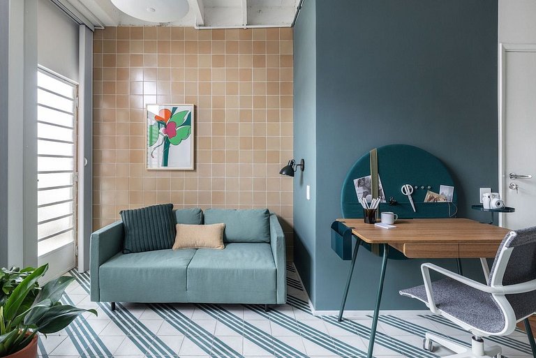 Copan: 100 m2 de conforto, beleza e muita arte