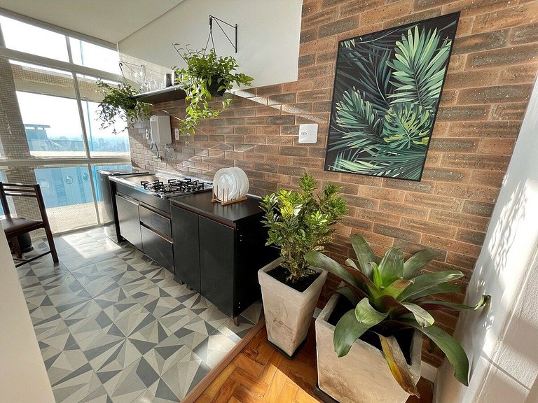 31° Andar: pôr do sol com AC + decor e conforto!