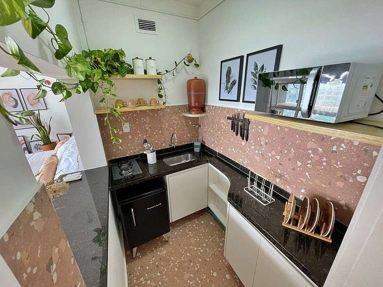 Vista pra serra com telão, banheira e ar @ Copan