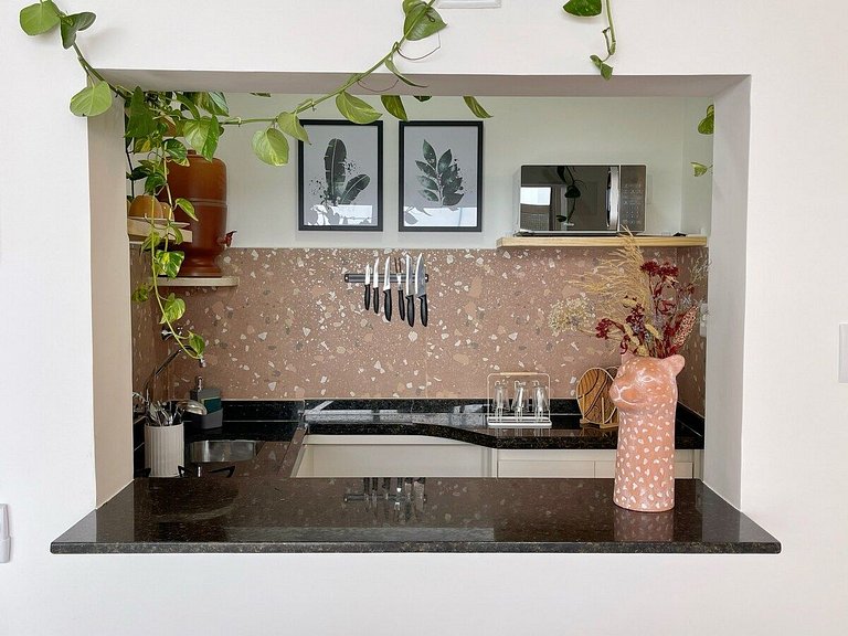 Vista pra serra com telão, banheira e ar @ Copan