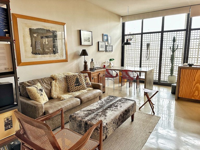 Studio moderno c/ Cobogós @Copan