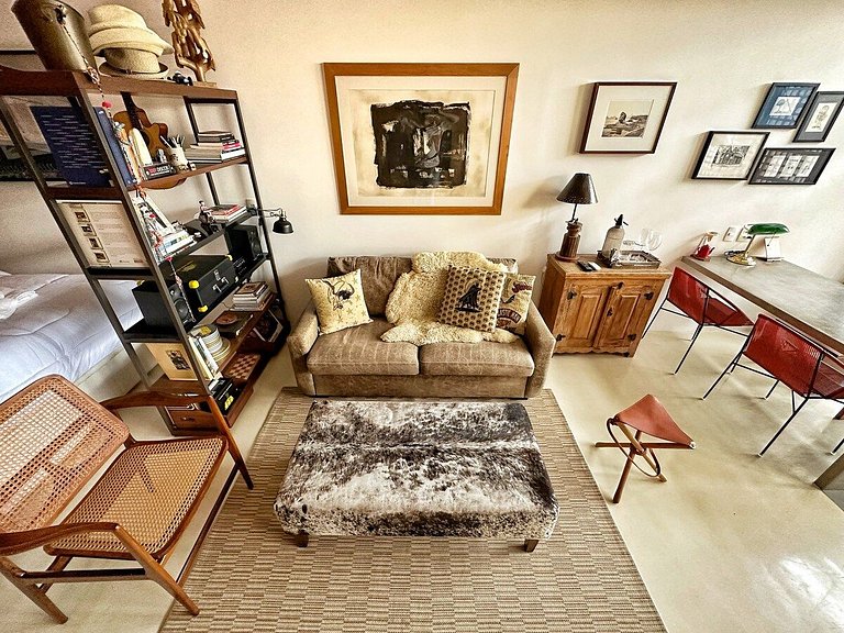 Studio moderno c/ Cobogós @Copan