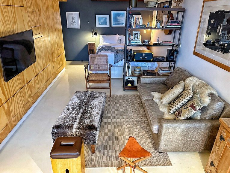 Studio moderno c/ Cobogós @Copan