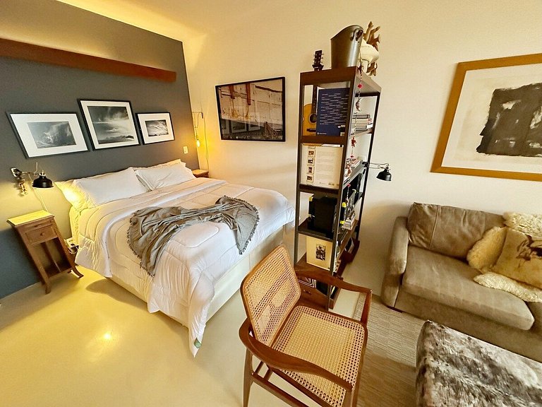 Studio moderno c/ Cobogós @Copan