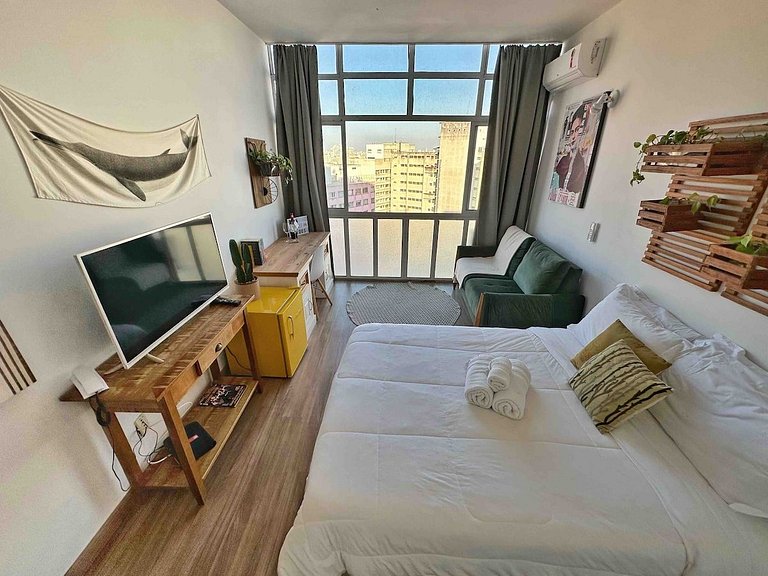 Studio com Vista (23º) @ Copan. Ar condicionado