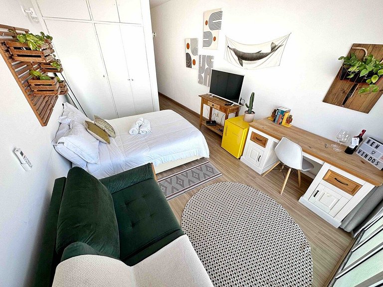 Studio com Vista (23º) @ Copan. Ar condicionado