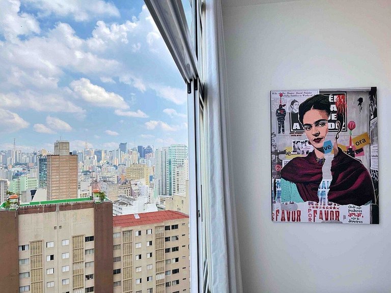 Studio com Vista (23º) @ Copan. Ar condicionado