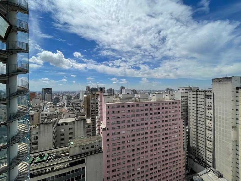 Studio com Vista (23º) @ Copan. Ar condicionado