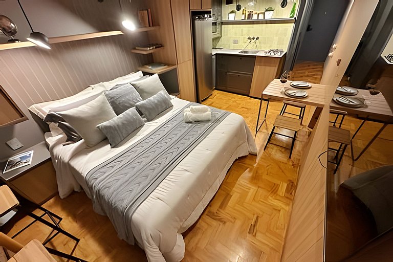 Studio sofisticado no Copan