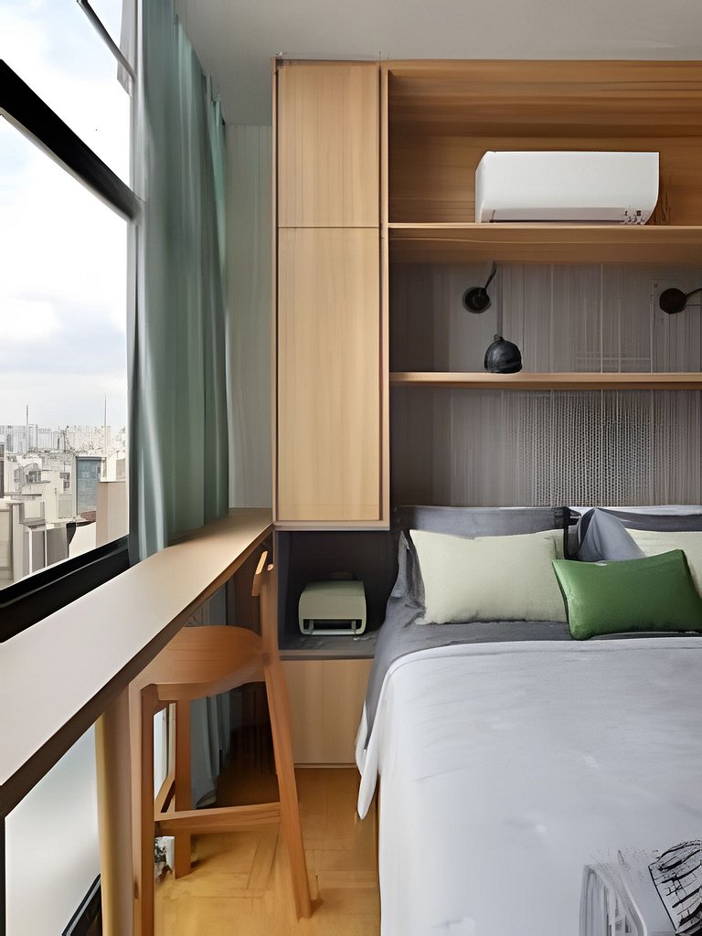 Studio sofisticado no Copan