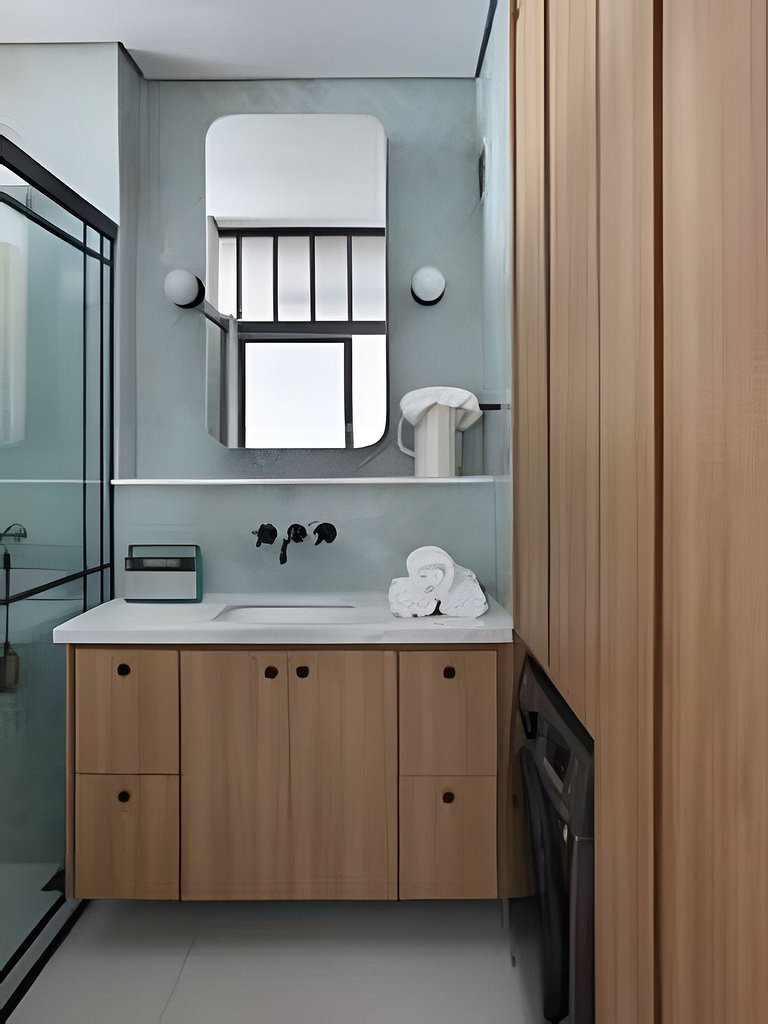 Studio sofisticado no Copan