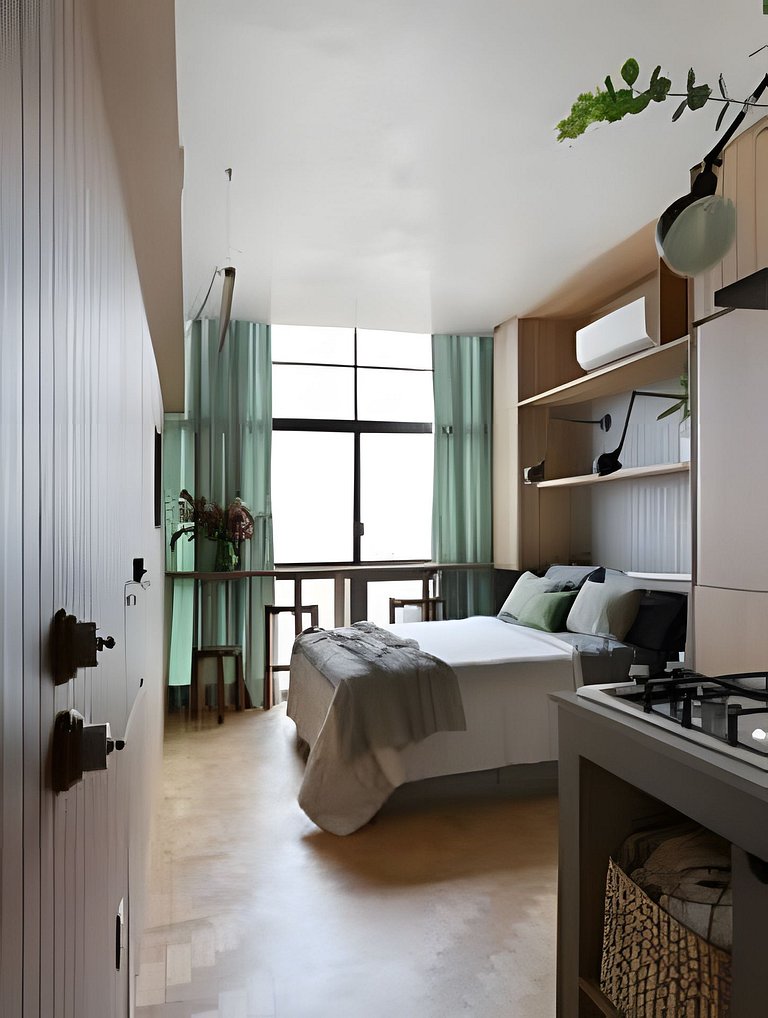 Studio sofisticado no Copan