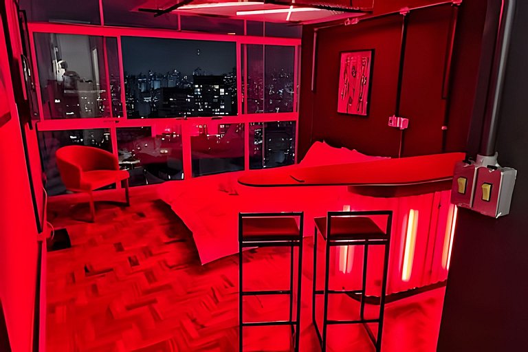 Vermelho neon @ Copan-26º andar