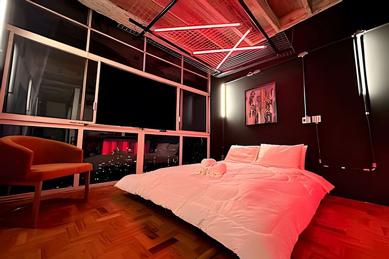 Vermelho neon @ Copan-26º andar