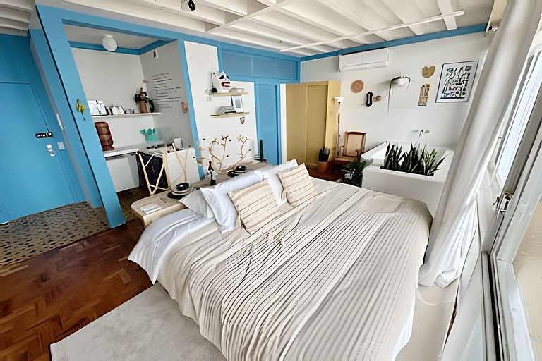 Margens. Por do sol no Copan