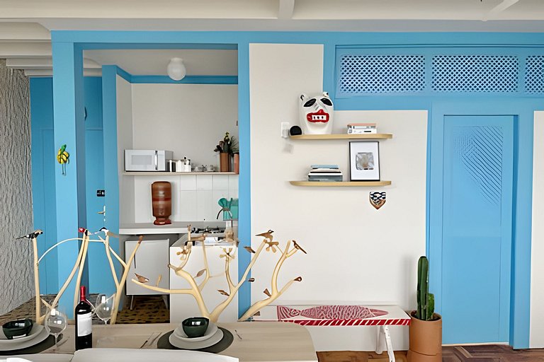 Margens. Por do sol no Copan