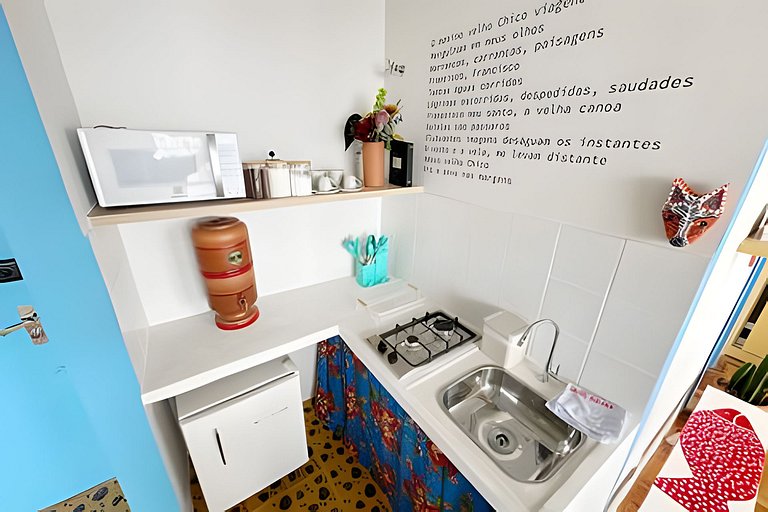 Margens. Por do sol no Copan