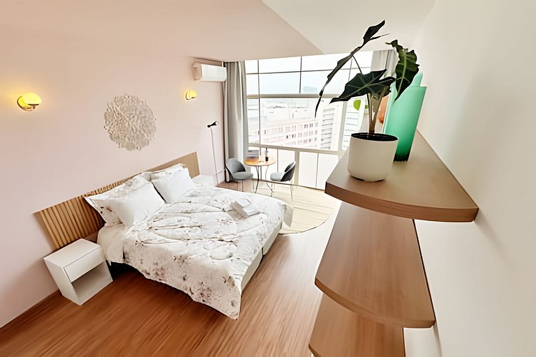 Studio no 24° andar no Copan