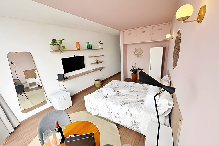 Studio no 24° andar no Copan