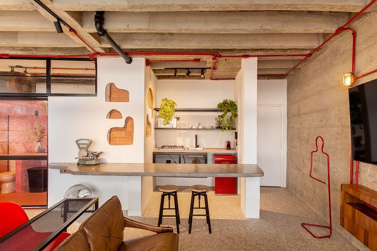 Copan nas alturas. Último andar. Ícone modernista