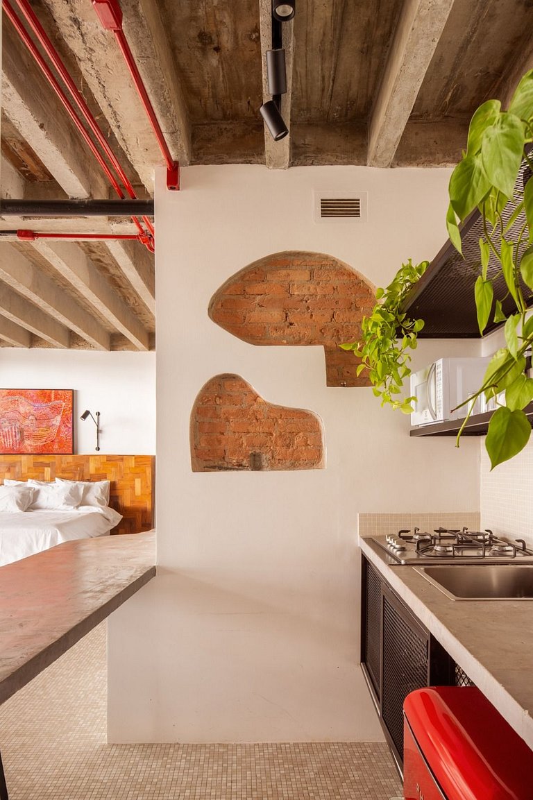 Copan nas alturas. Último andar. Ícone modernista