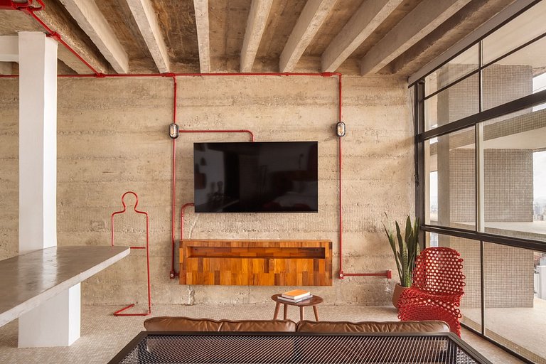 Copan nas alturas. Último andar. Ícone modernista