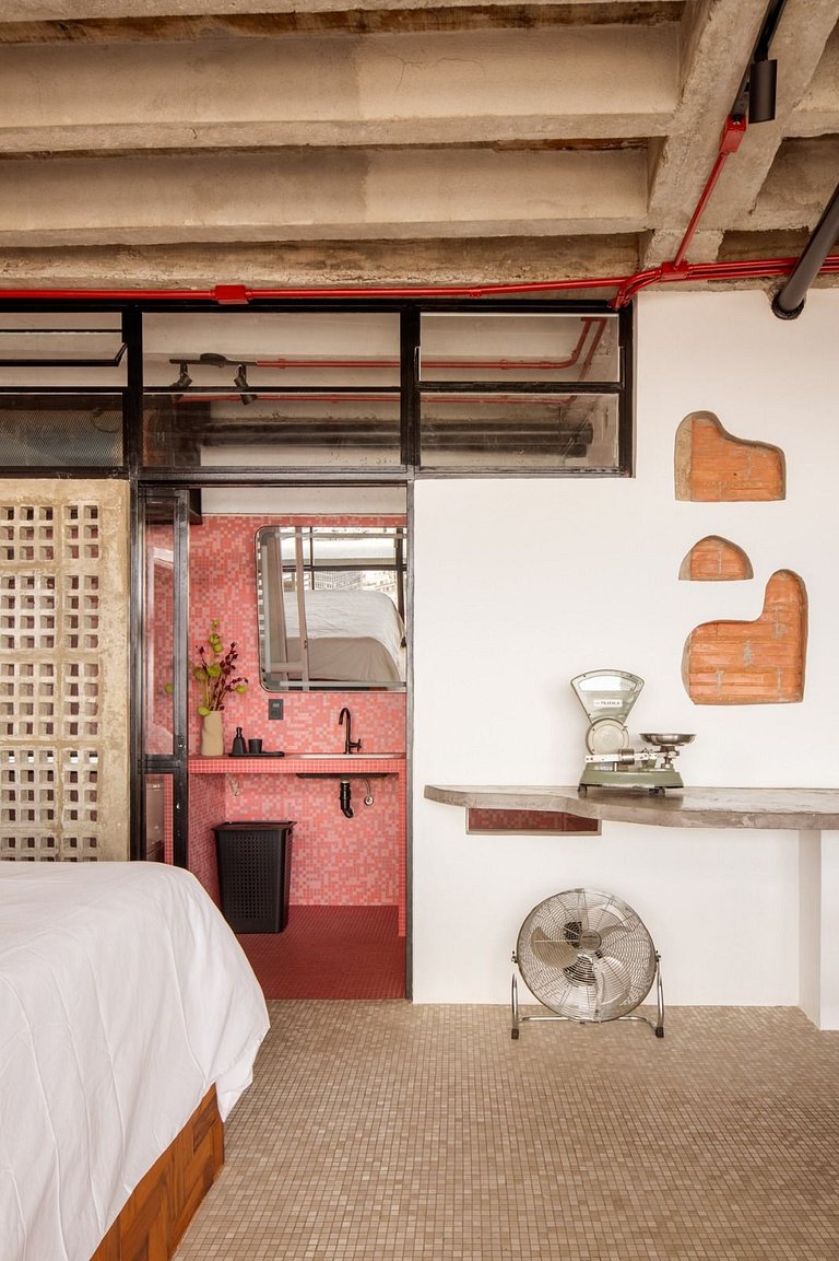 Copan nas alturas. Último andar. Ícone modernista