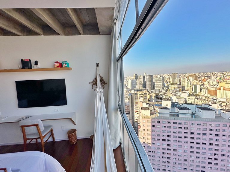 Aconchego no 30° andar do Copan