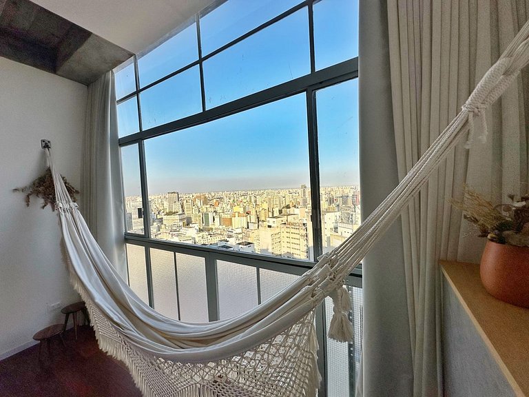 Aconchego no 30° andar do Copan