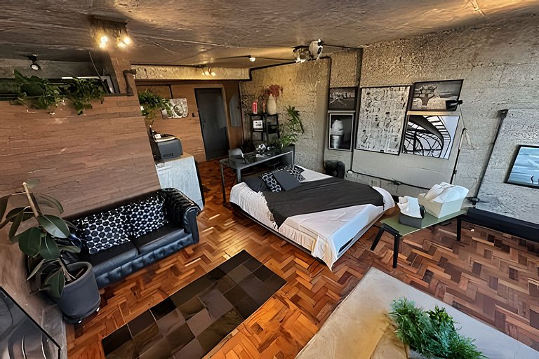 Apê Industrial @ No Edifício Mirante do Vale