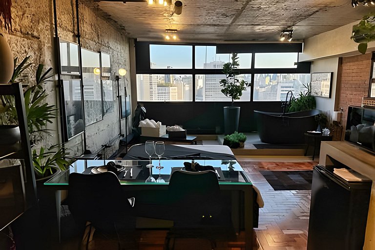 Apê Industrial @ No Edifício Mirante do Vale