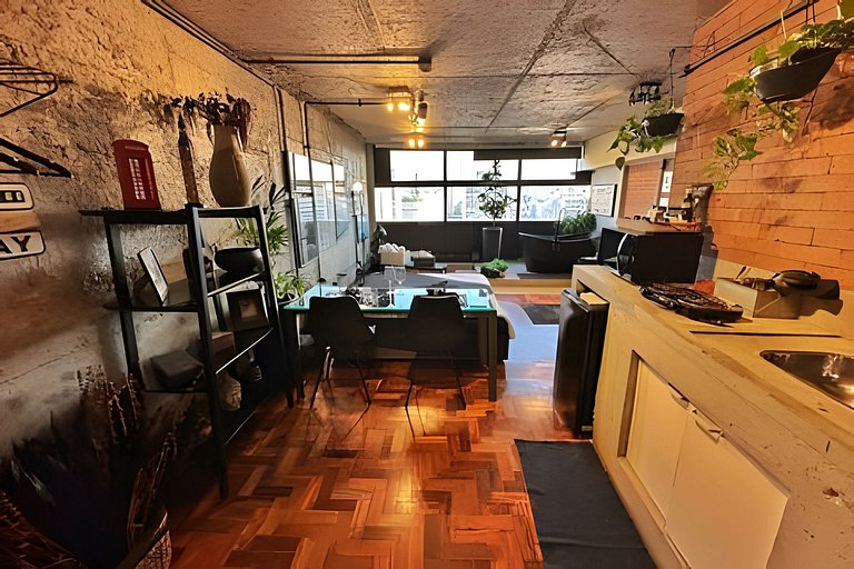 Apê Industrial @ No Edifício Mirante do Vale