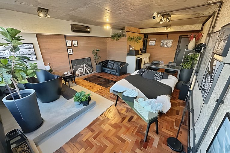 Apê Industrial @ No Edifício Mirante do Vale