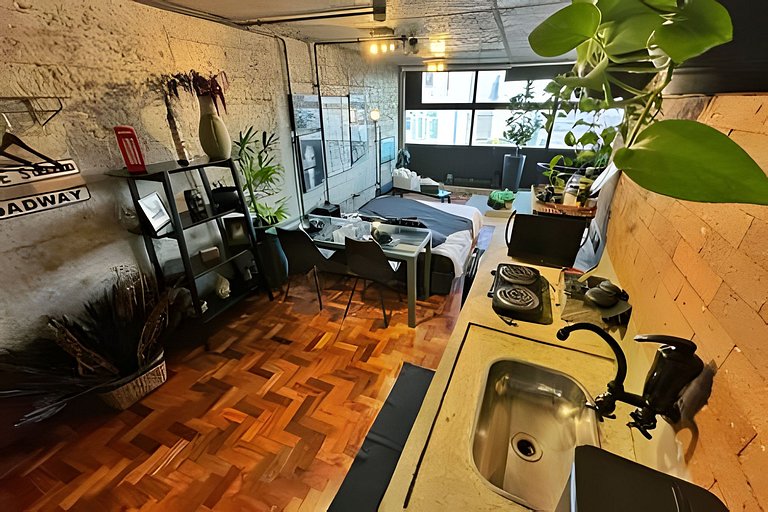 Apê Industrial @ No Edifício Mirante do Vale