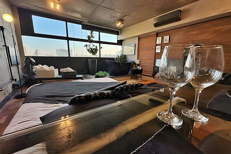 Apê Industrial @ No Edifício Mirante do Vale