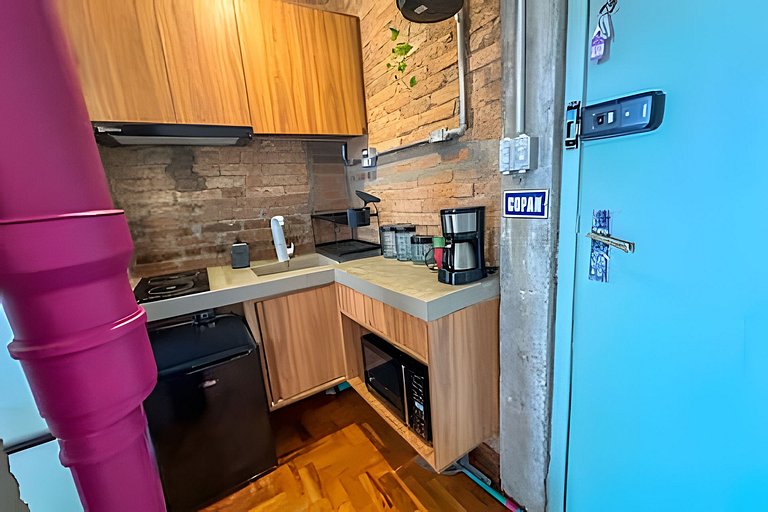 Studio Metrópole no último andar do Copan