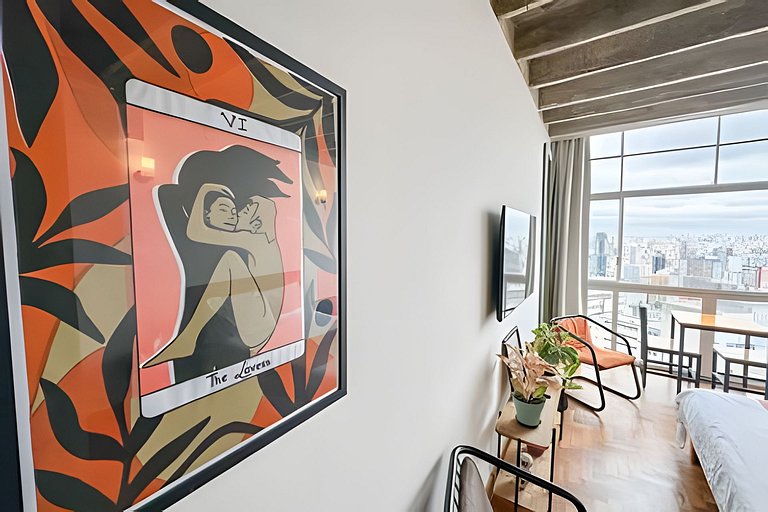 Studio Metrópole no último andar do Copan